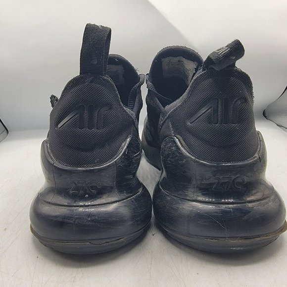 Nike Air Max 270 Mens 8 Triple Black Sneaker Shoes Casual Outdoors AH8050-005 - Picture 6 of 14